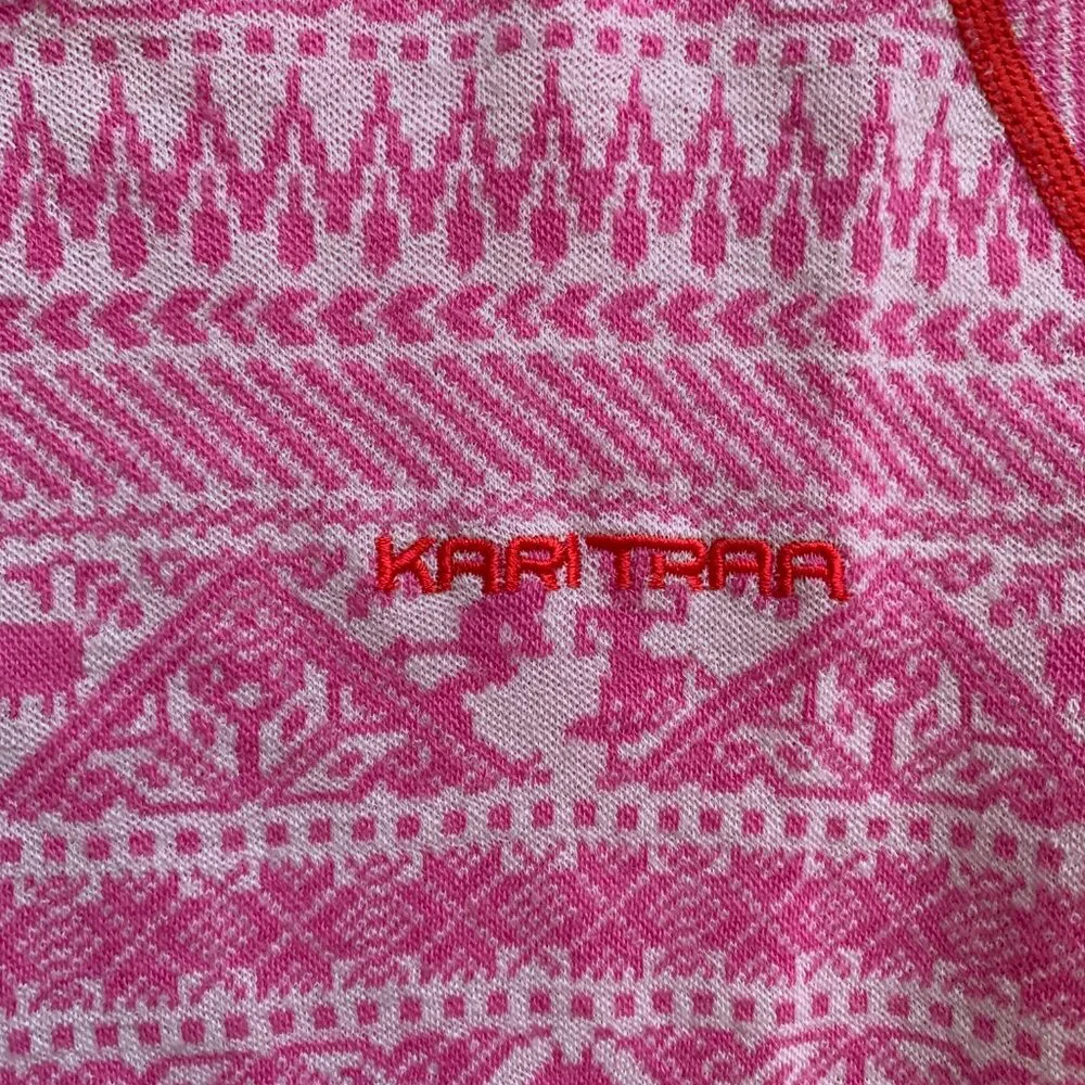 NWOT Kari Traa 100% Merino Wool Baselayer Tale Sweater Sweet Pink Women's S - Picture 10 of 11